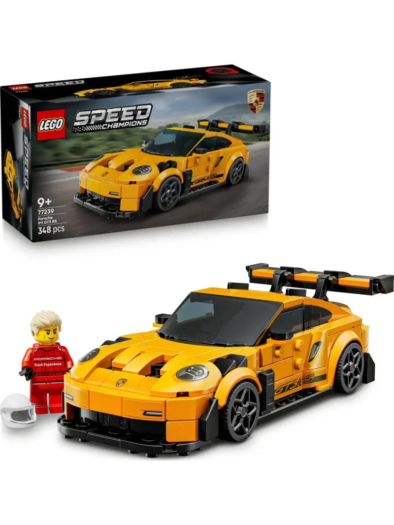 LEGO ® Speed Champions Porsche 911 GT3 RS Süper Araba 77239 – 9 Yaş ve Üzeri Çocuklar İçin Yaratıcı Oyuncak Yapım Seti (348 Parça)